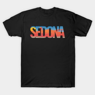 Sedona Arizona Scenic Typography T-Shirt